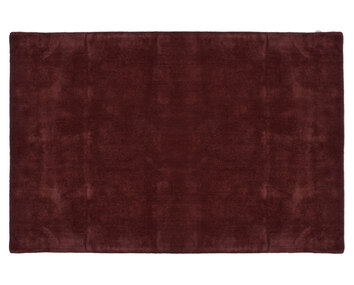 Solid matta från Classic Collection i färg burgundy