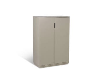 Aoko Skåp Beige med täckta dörrar