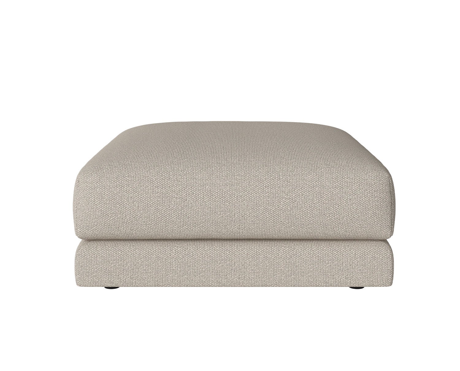 Bolia-Avelou-Pouf-90x101-Monza-Light-Sand