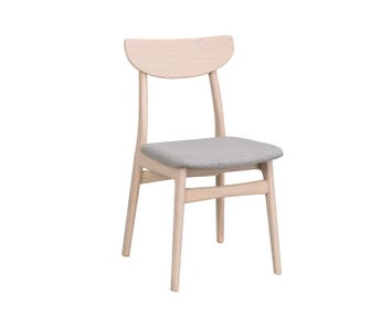 Rodham Stol | Vitpigm. ek, ljusgrått