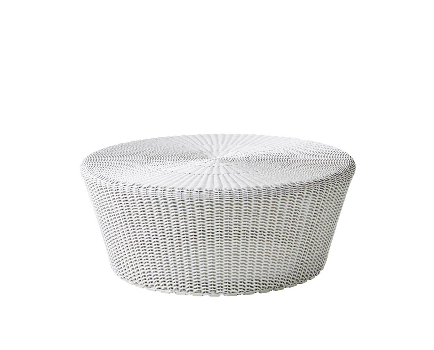 Kingston fotpall large i white-grey från Cane-line