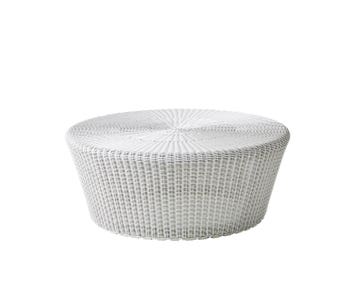 Kingston fotpall large i white-grey från Cane-line
