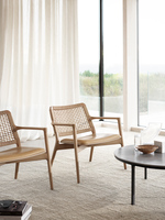 Vipp Cabin 488 Lounge Chair i Light Oak | Sand Leather