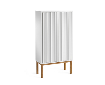 Collect 2013 Skåp Högt Vit / Oljad Ek