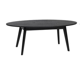 Yumi soffbord ovalt 130 cm i svart