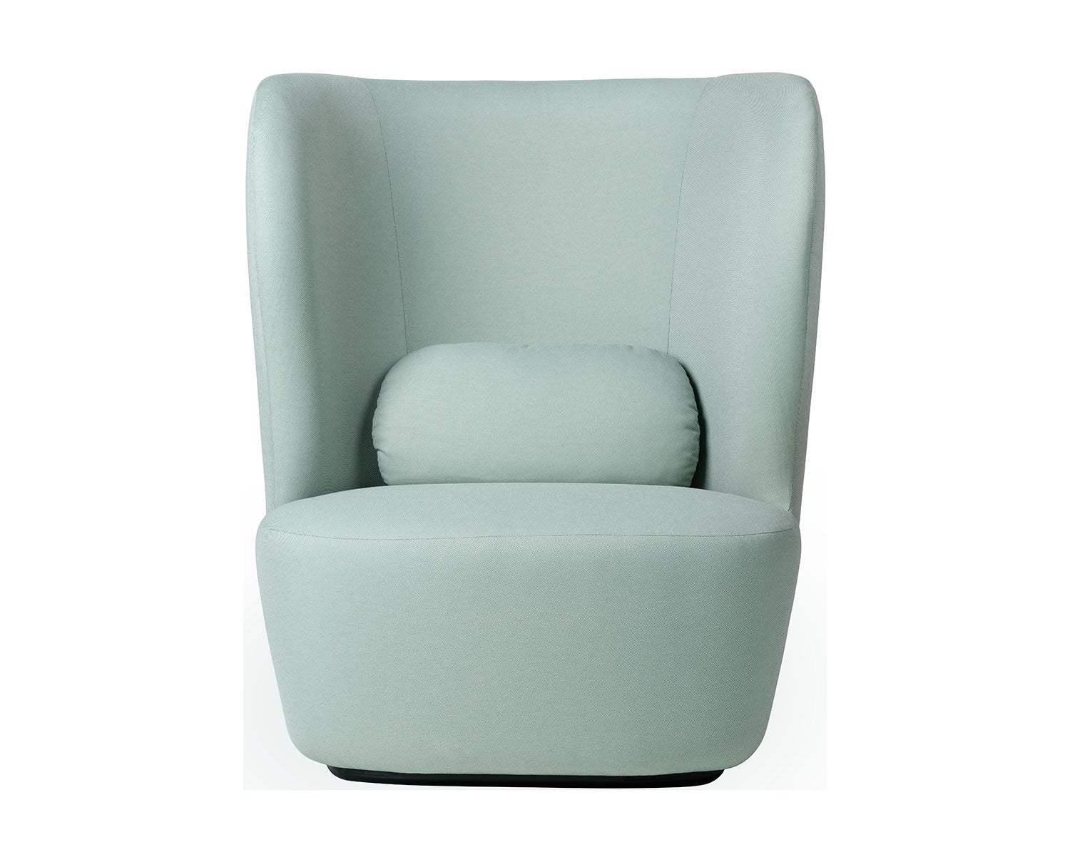 Stay_LoungeChair_HighBack_Fixed_FullyUpholstered_Black_Kvadrat_Relate-921_Front