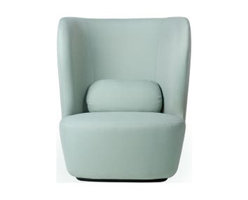 Stay_LoungeChair_HighBack_Fixed_FullyUpholstered_Black_Kvadrat_Relate-921_Front