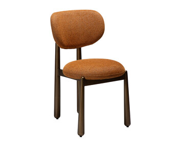 Dan-Form-Woke-Chair-Pumpkin-Spice-Boucle-Antique-Brass