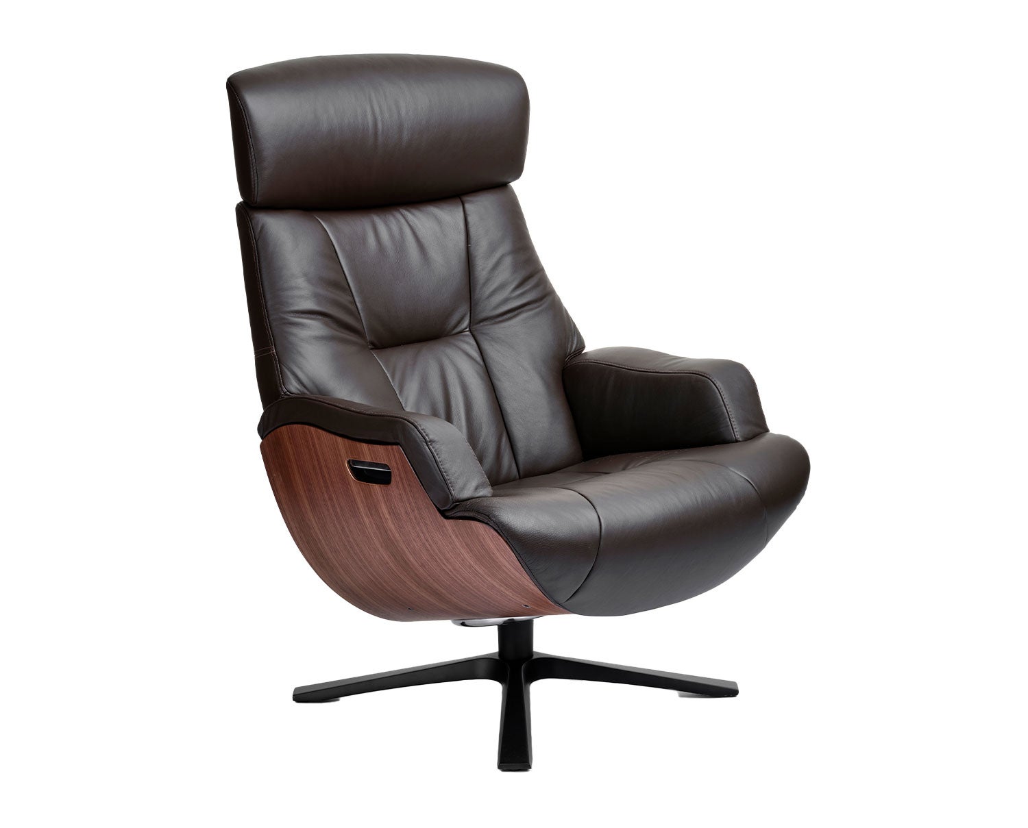 Conform-Friend-Chair-Walnut-Swivel-Quattro-Fantasy-Black