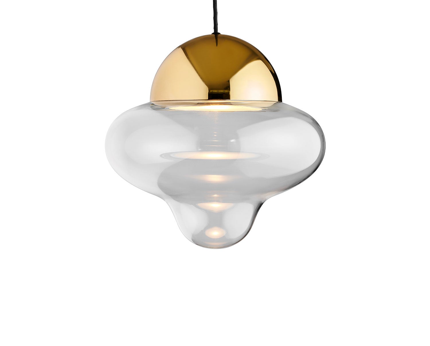 Nutty XL clear Glass gold