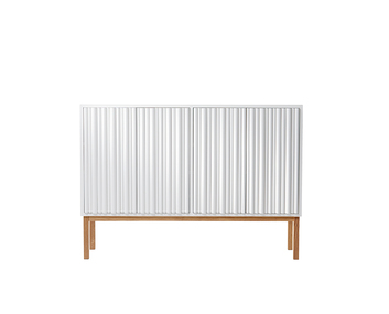 Collect 2013 Skåp Lågt Vit / Oljad Ek