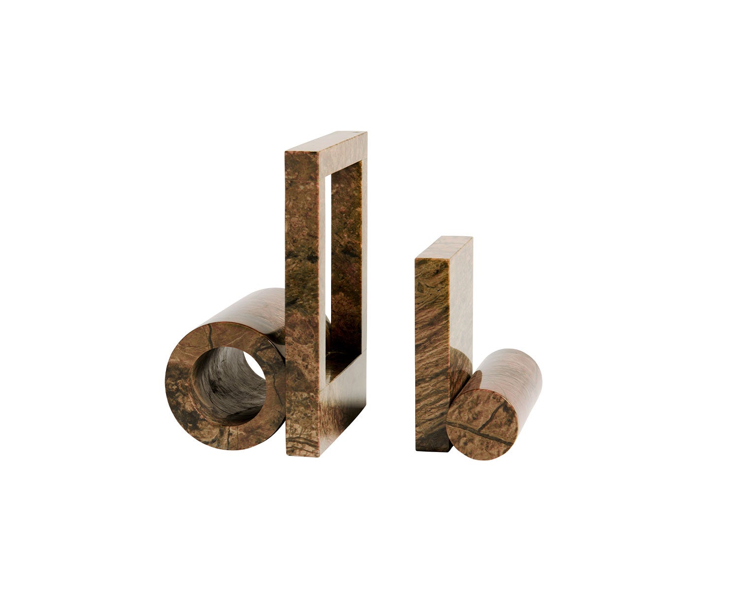 Booknd Bokstöd Brun