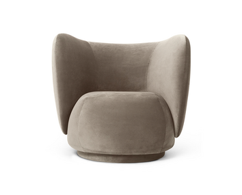 fermLIVING-Rico-Lounge-Chair-RichVelvet-Beige-1104267950