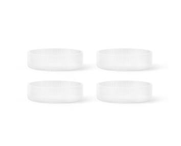 Ripple Skål 4-pack Frosted