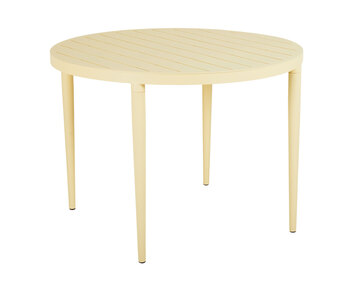 Bigby Matbord Ø100 Gul Brafab