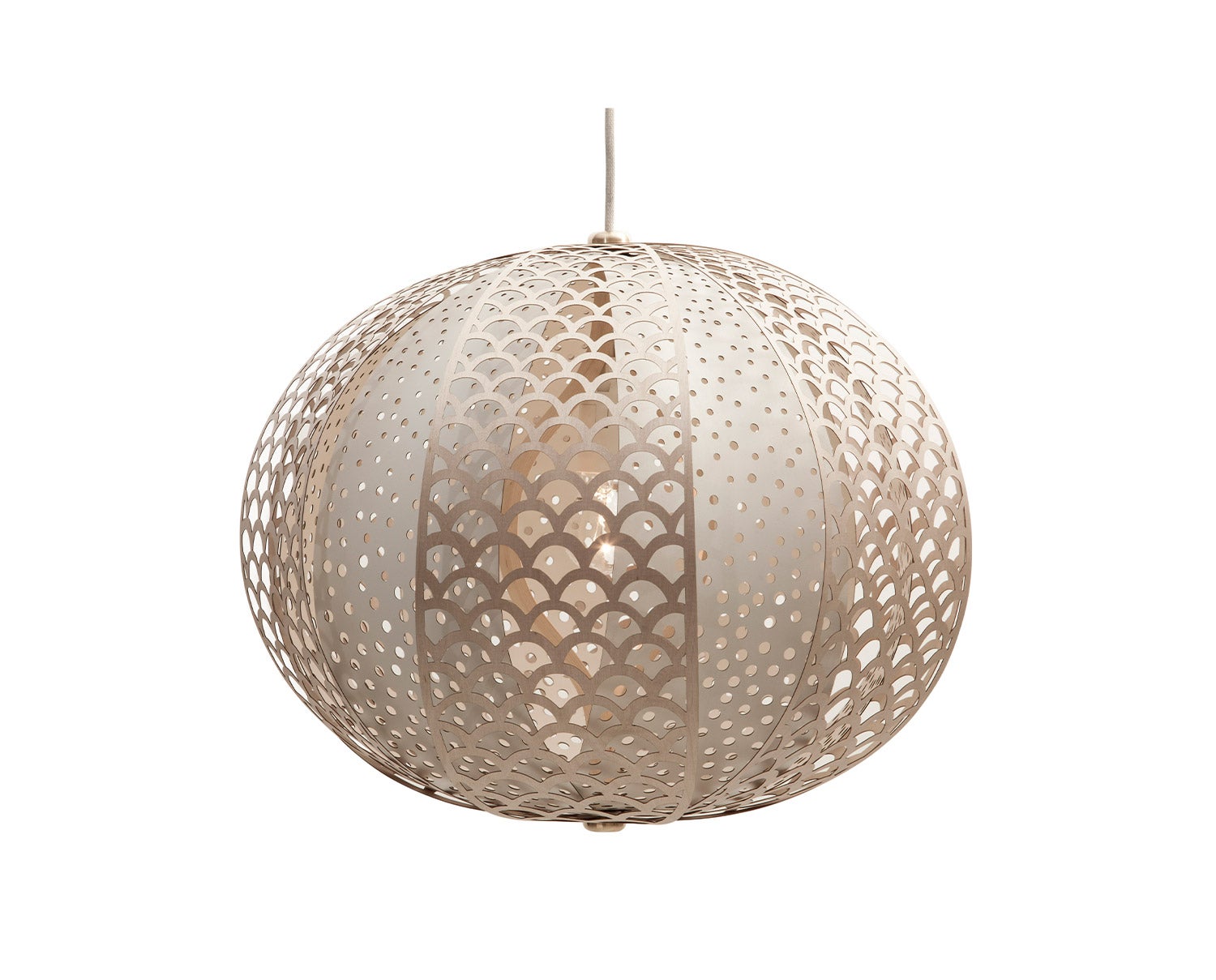 Knopp Pendellampa | Vit | Liten