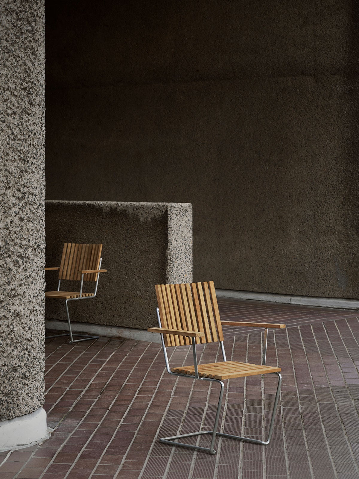 Grythyttan-Bovik-Chair-Teak-Hot-Dip-Galvanized-Lifestyle