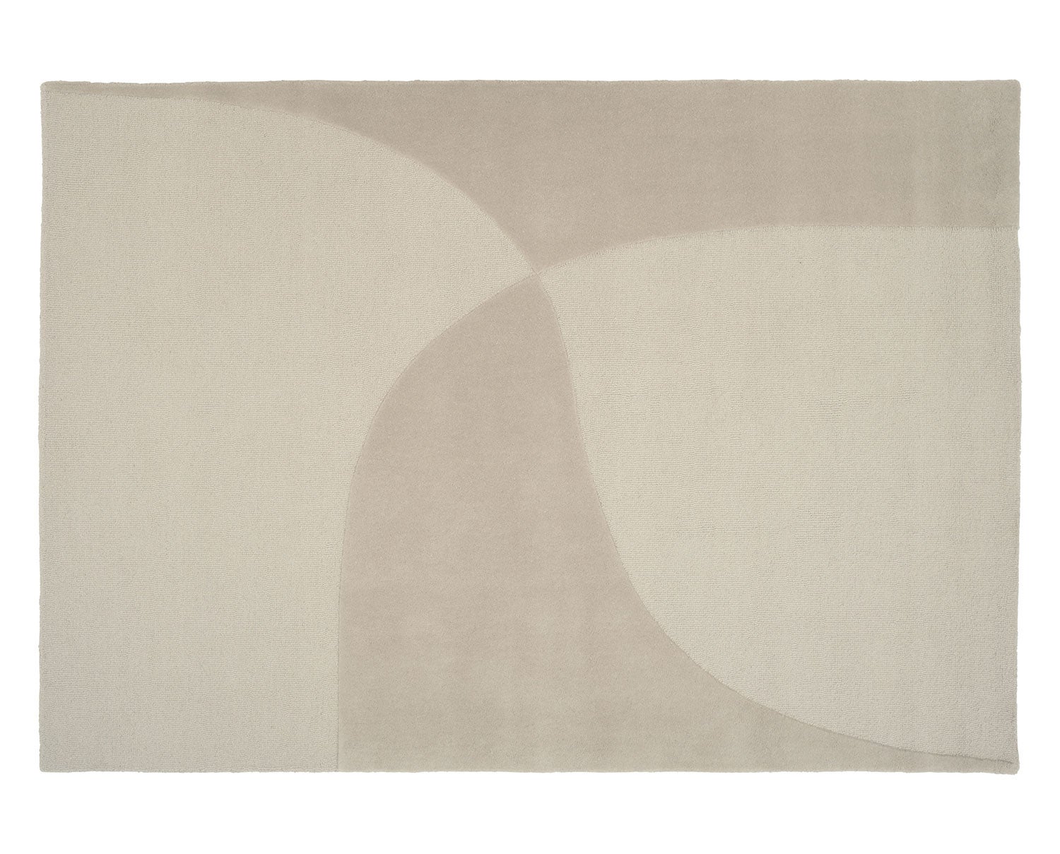 Split Plains Matta i färgen Beige