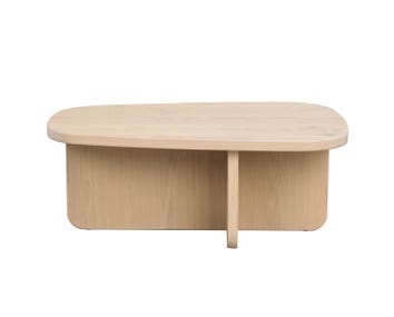 Billings Soffbord 89x59 i vitpigmenterad ek