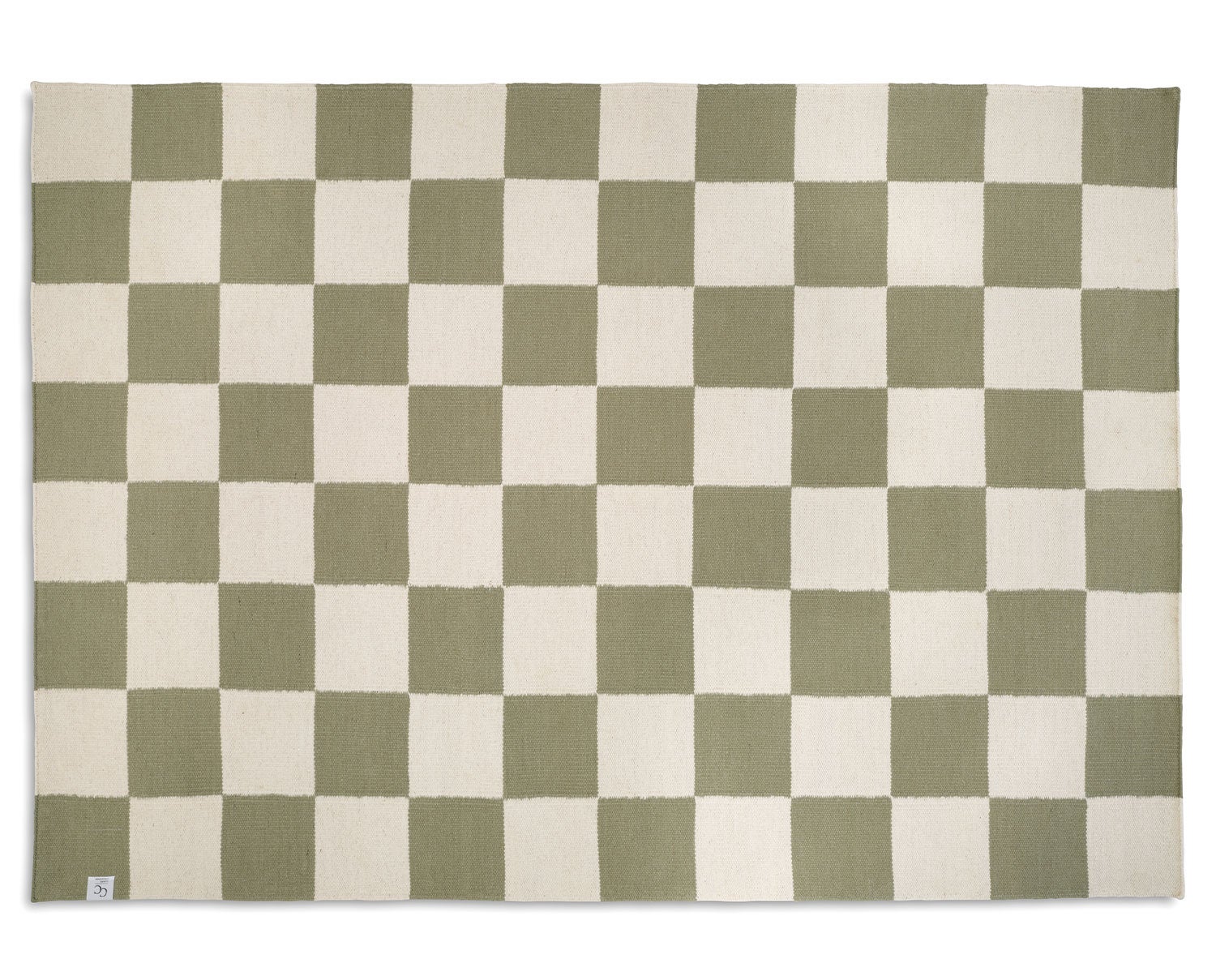 Squares Matta Vit / Grön