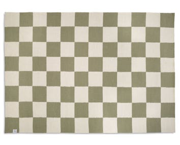 Squares Matta Vit / Grön