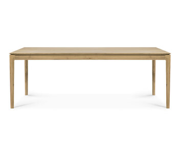 Bok Matbord 220x95 i lackad ek