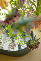 Närbild med blommor i vasen Jubel från Klon.