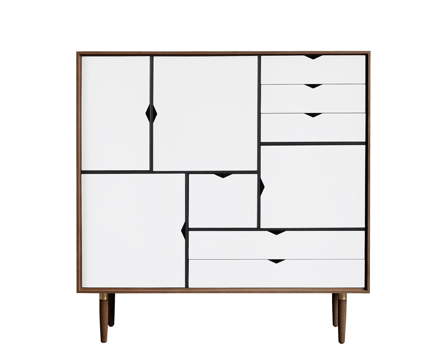 S3 skåp i rökt ek/ vit från Andersen Furniture