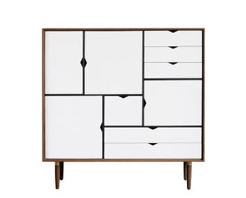 S3 skåp i rökt ek/ vit från Andersen Furniture