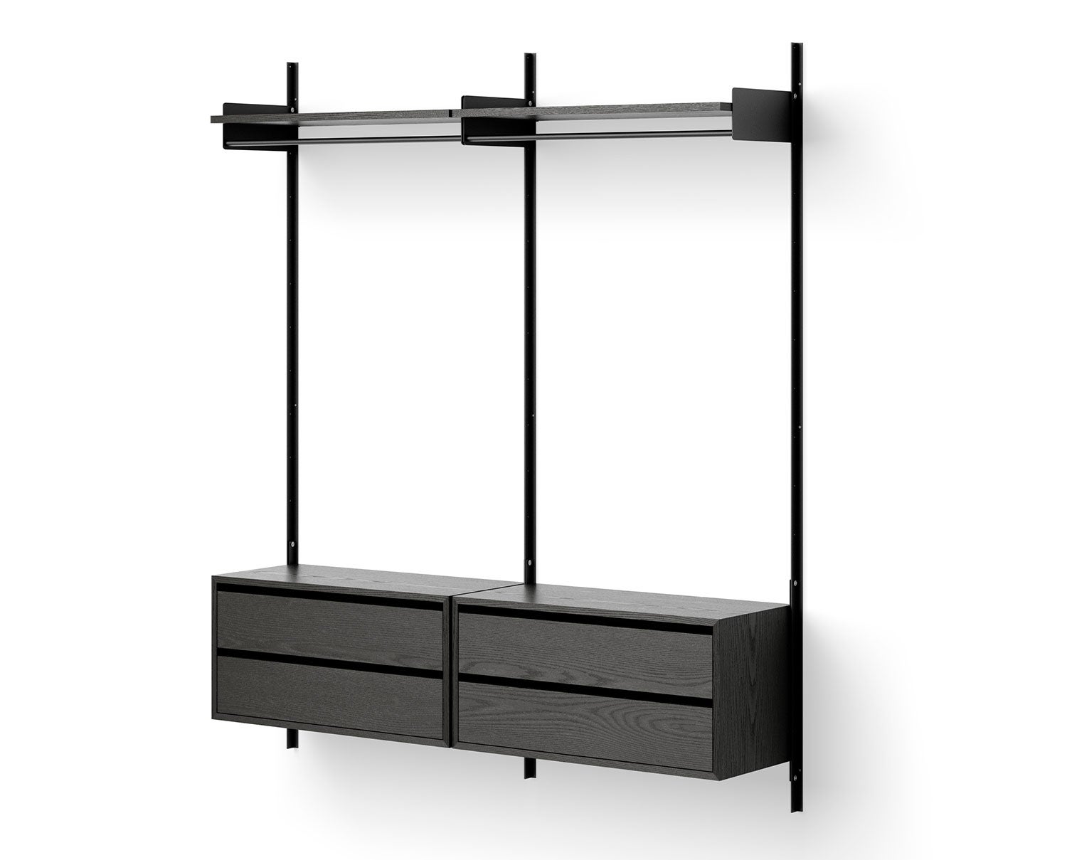 Wardrobe-Shelf-2-Cabinets-Black-Black-Ash