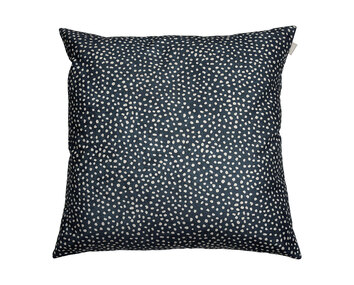 Dotty prydnadskudde i färgen black