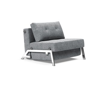 Cubed 02 bäddfåtölj Krom | 565 Granite