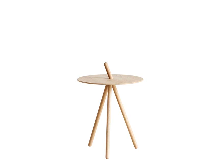 Come Here Sidobord Vitpigmenterad Ek