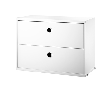 String Lådor 58x30 Vit