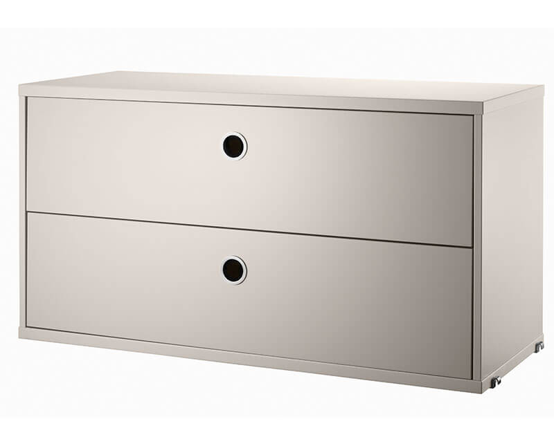 String Lådor 78x30 Beige