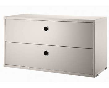 String Lådor 78x30 Beige