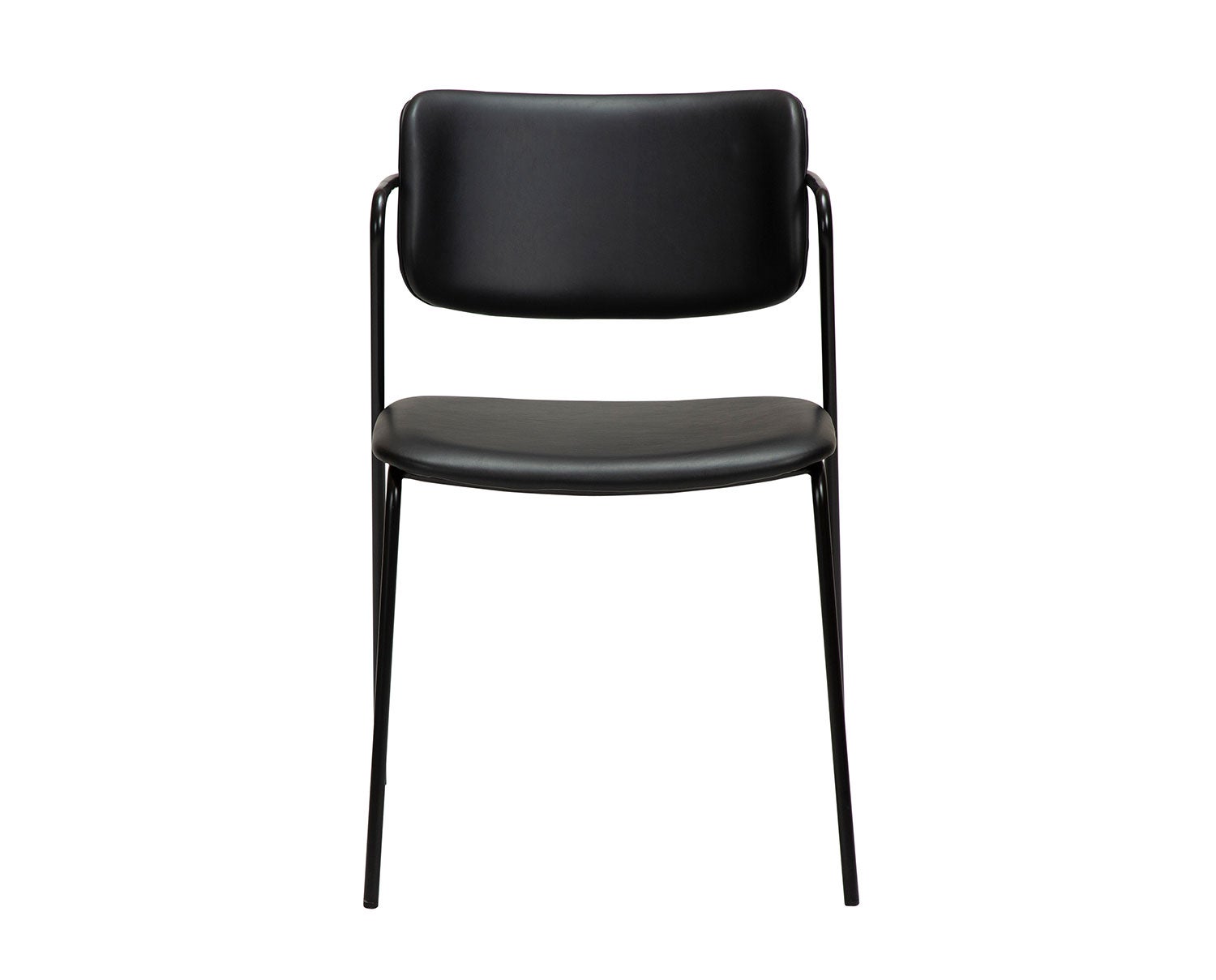 Zed-Stol-Svart-PU-Metallben-1