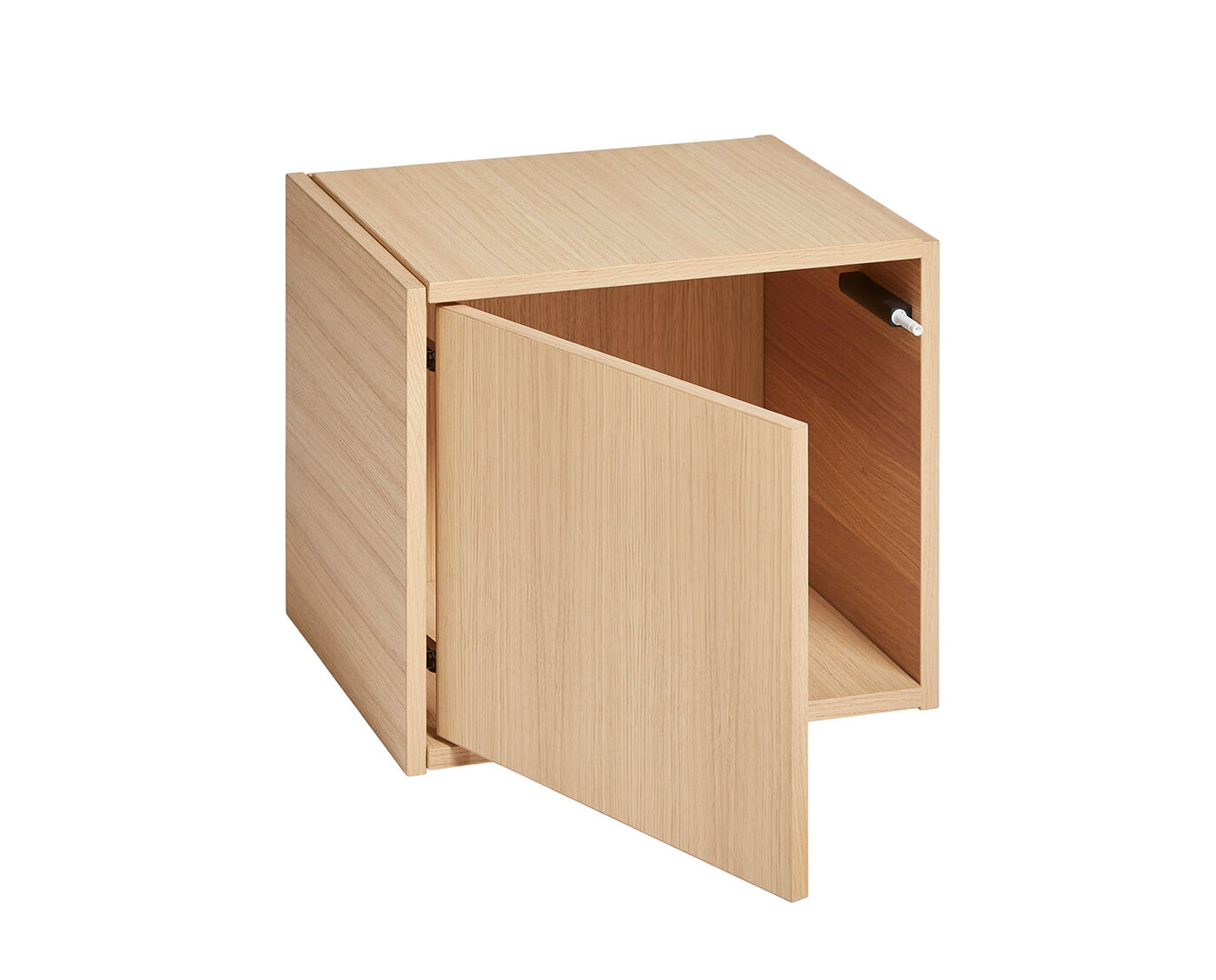 Bricks Modul Cube Dörr Vänster Vitpigmenterad Ek