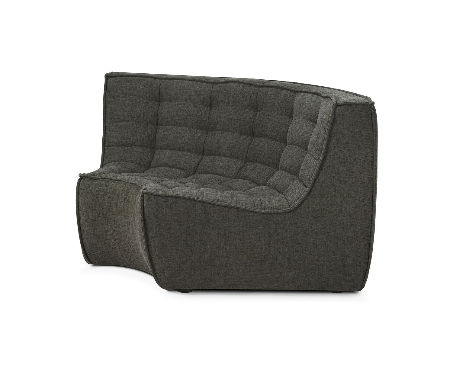 N701 Soffa 90° Runt Hörn | Tyg ECO Moss | Ethnicraft | Tibergs Möbler