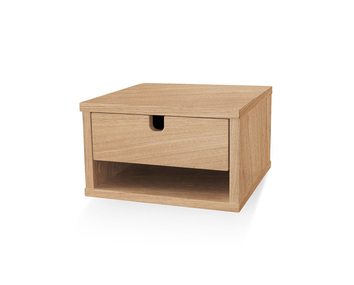 Klinte Sängbord Vägghängt Oljad Ek