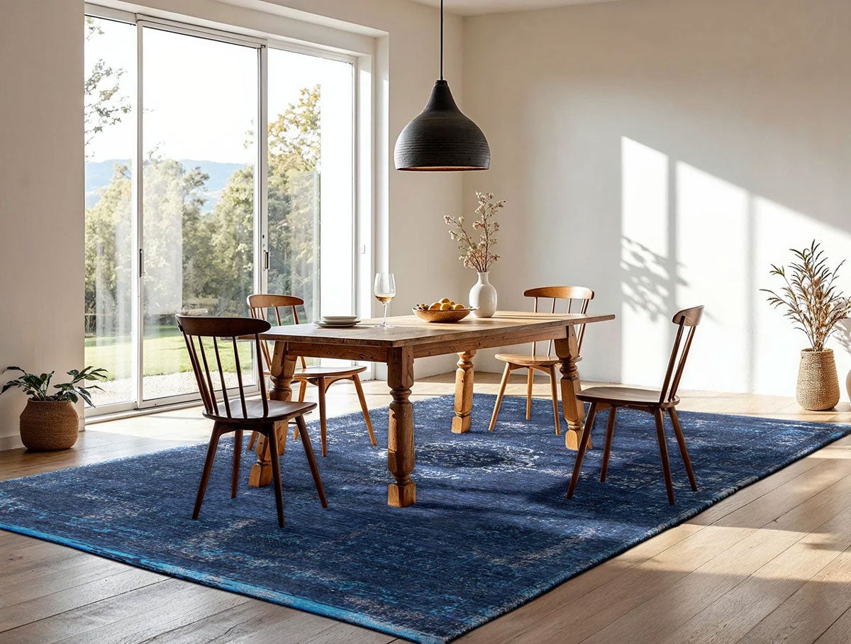 Louis-De-Poortere-Medallion-Rug-Blue-Night-Lifestyle