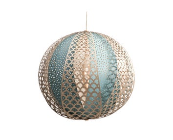 Knopp Lampa Liten Blå