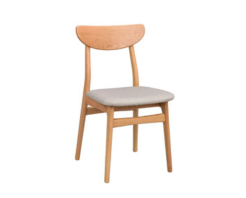 Rodham Stol i ek med gråbeige tyg