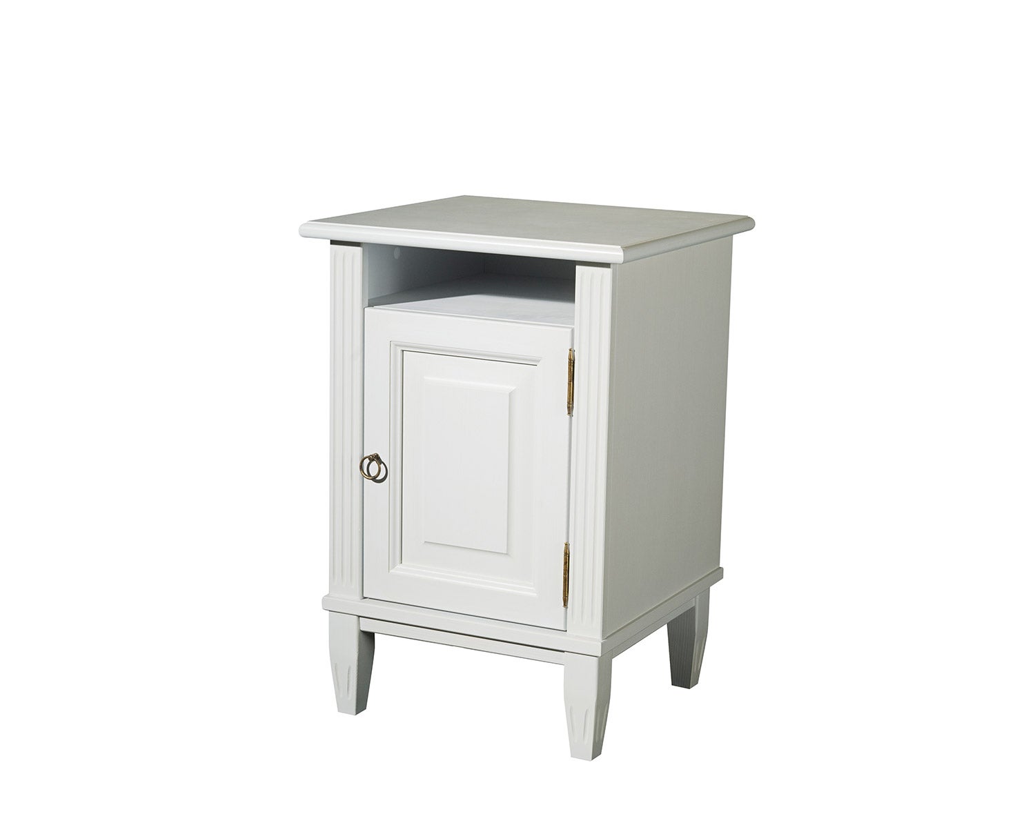 Stockholm Sängbord Skåp Whitewash, Höger