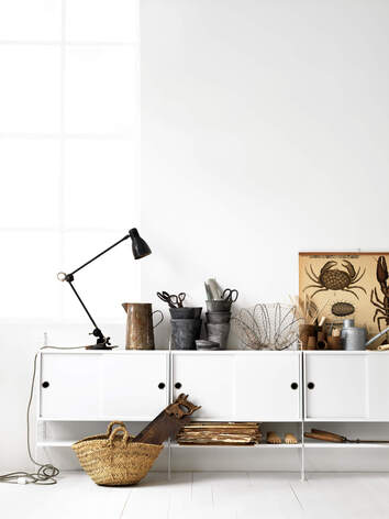 String Inspiration Golvgavel 85 cm Vit