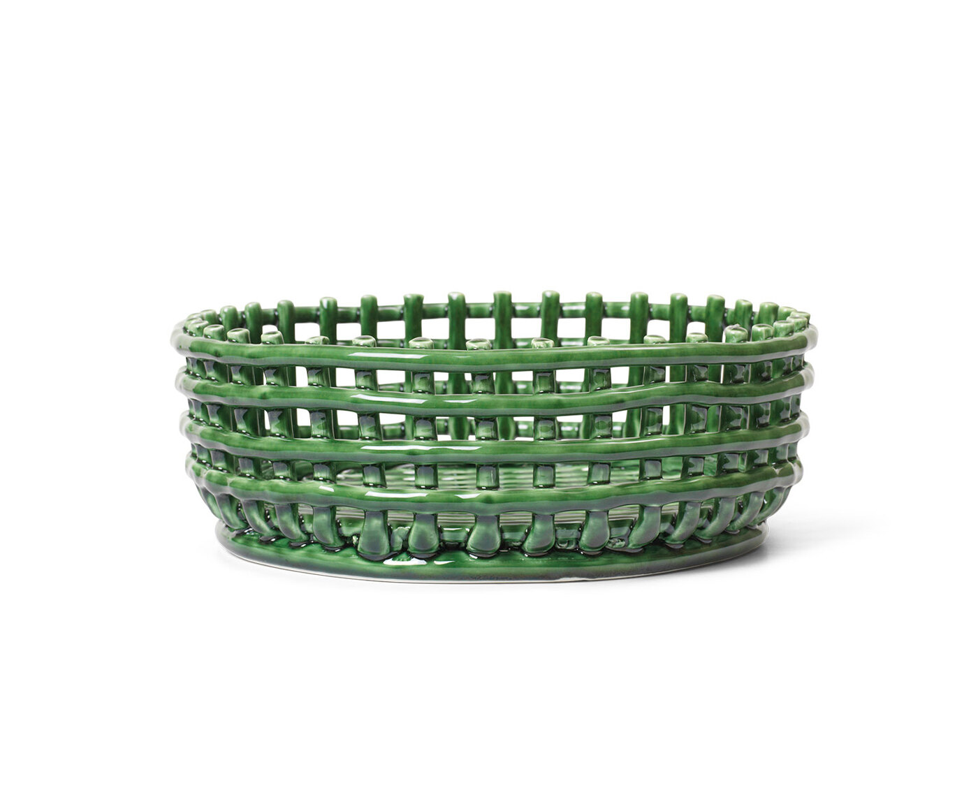 Ceramic Centrepiece i färgen Emerald Green
