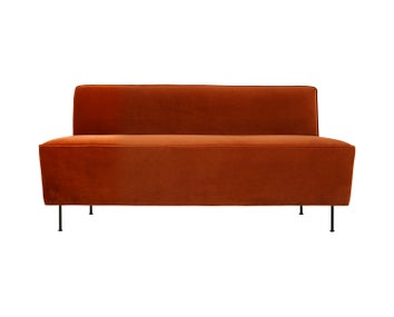 Modern Line diningsoffa, tyg Velluto 641