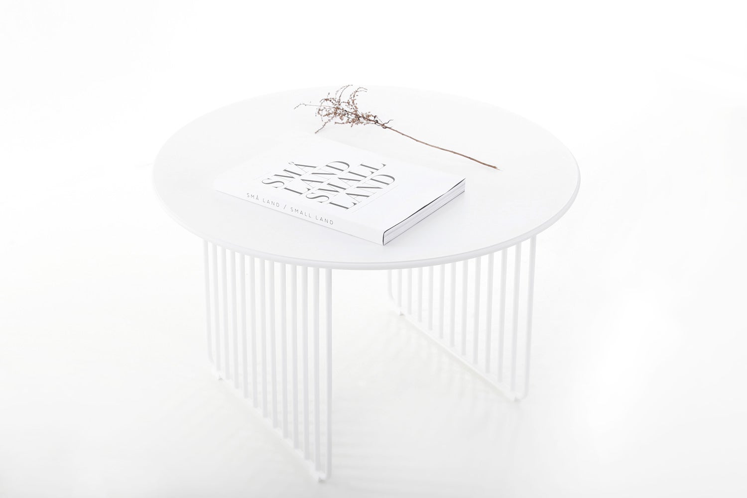 BARR Cirkelbord med Pall Vit