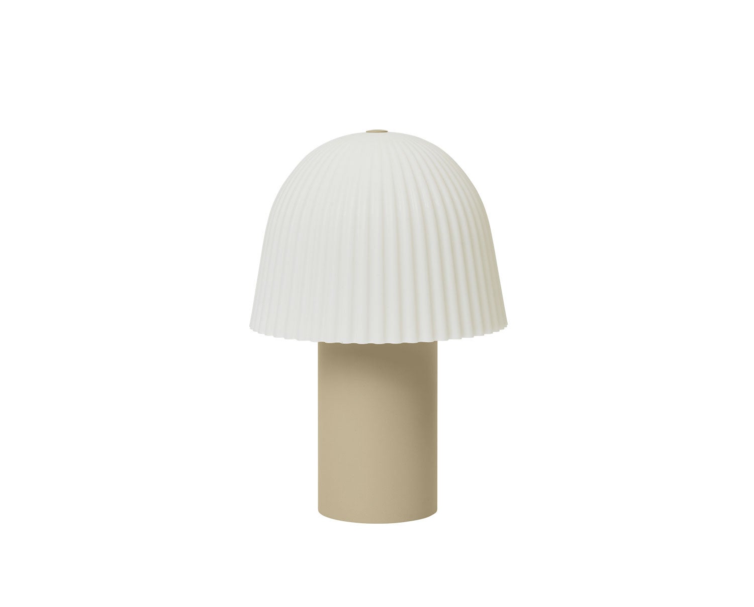 Frill Portabel Lampa i färgen Cashmere/White