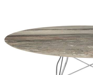 Glossy Bord Tropical Grey Skiva  Kromben